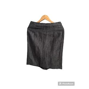 Ann Taylor Gray Pencil Skirt Size 4